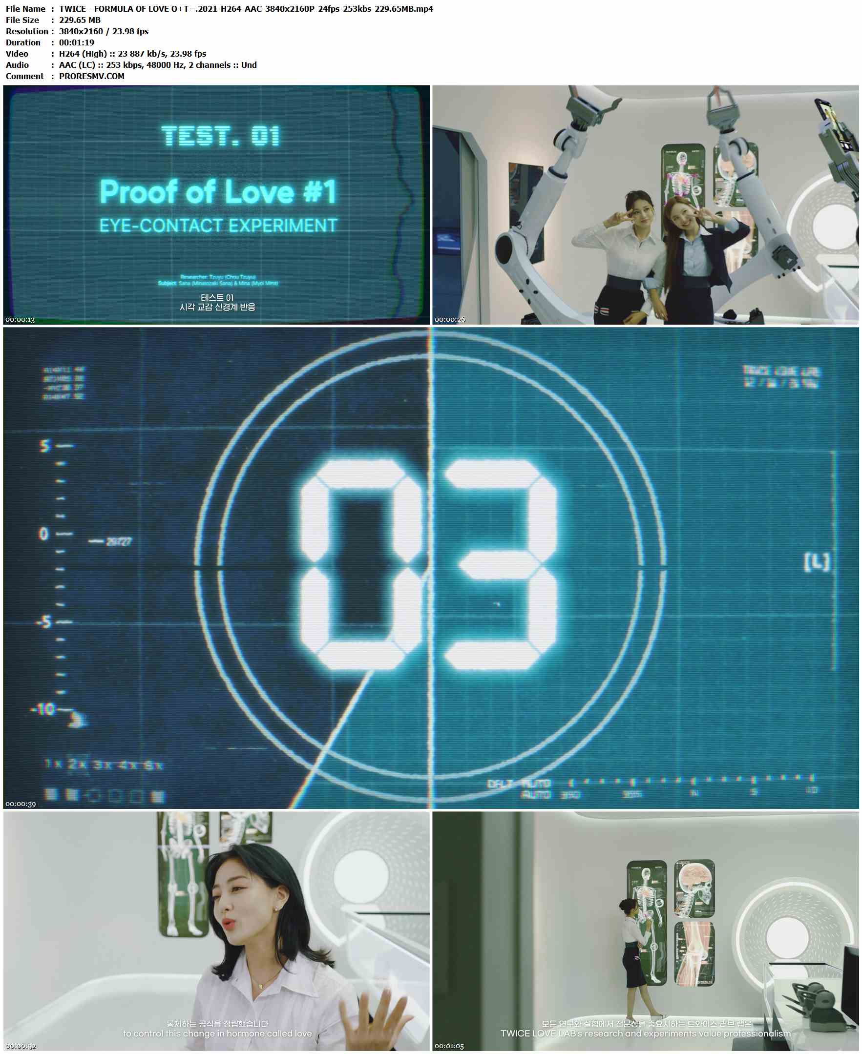 TWICE - FORMULA OF LOVE O+T=.2021-H264-AAC-3840x2160P-24fps-253kbs-229.65MB官方MV_高清MV